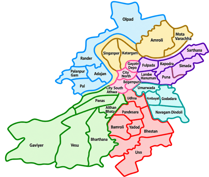 Surat Map